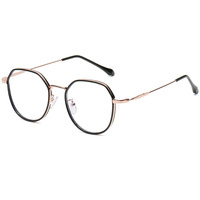QUEJOEY Nuevas gafas ópticas de estilo coreano para mujer, gafas con bloqueo de luz azul, ultraligeras, listas para prescripción médica