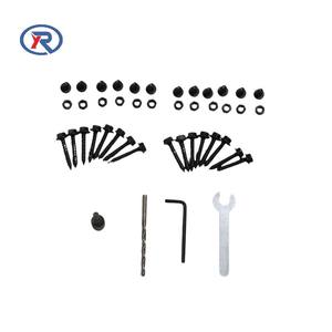 Kit de réparation de poteaux de clôture, piquets de réparation robustes pour réparer les poteaux <span class=keywords><strong>en</strong></span> <span class=keywords><strong>bois</strong></span> cassés, réparer les poteaux inclinés - Product Image 3