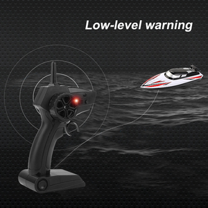 Bateau de course électrique RC 2,4G 41 cm haute vitesse - Étanche prêt à l'emploi avec télécommande 80-100 m pour enfants SJY-RH706 - Product Image 3