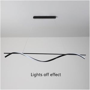 Lámpara colgante de iluminación moderna, lámpara colgante de araña nórdica de forma especial Led moderna, se aplica a la isla de cocina del comedor - Product Image 6