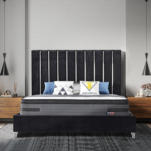 Cama King Size Doble de Lujo CK206, Muebles de Dormitorio para Proyectos Hoteleros, Madera Maciza, Moderna, Grande, Tapizada - Product Image 3