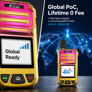 Radio PoC 4G LTE XUNLIBAO, vente directe usine, type C, colorée, sans frais de plateforme, carte SIM de données à vie 1 an, <span class=keywords><strong>talkie</strong></span>-<span class=keywords><strong>walkie</strong></span> W890 - Product Image 2