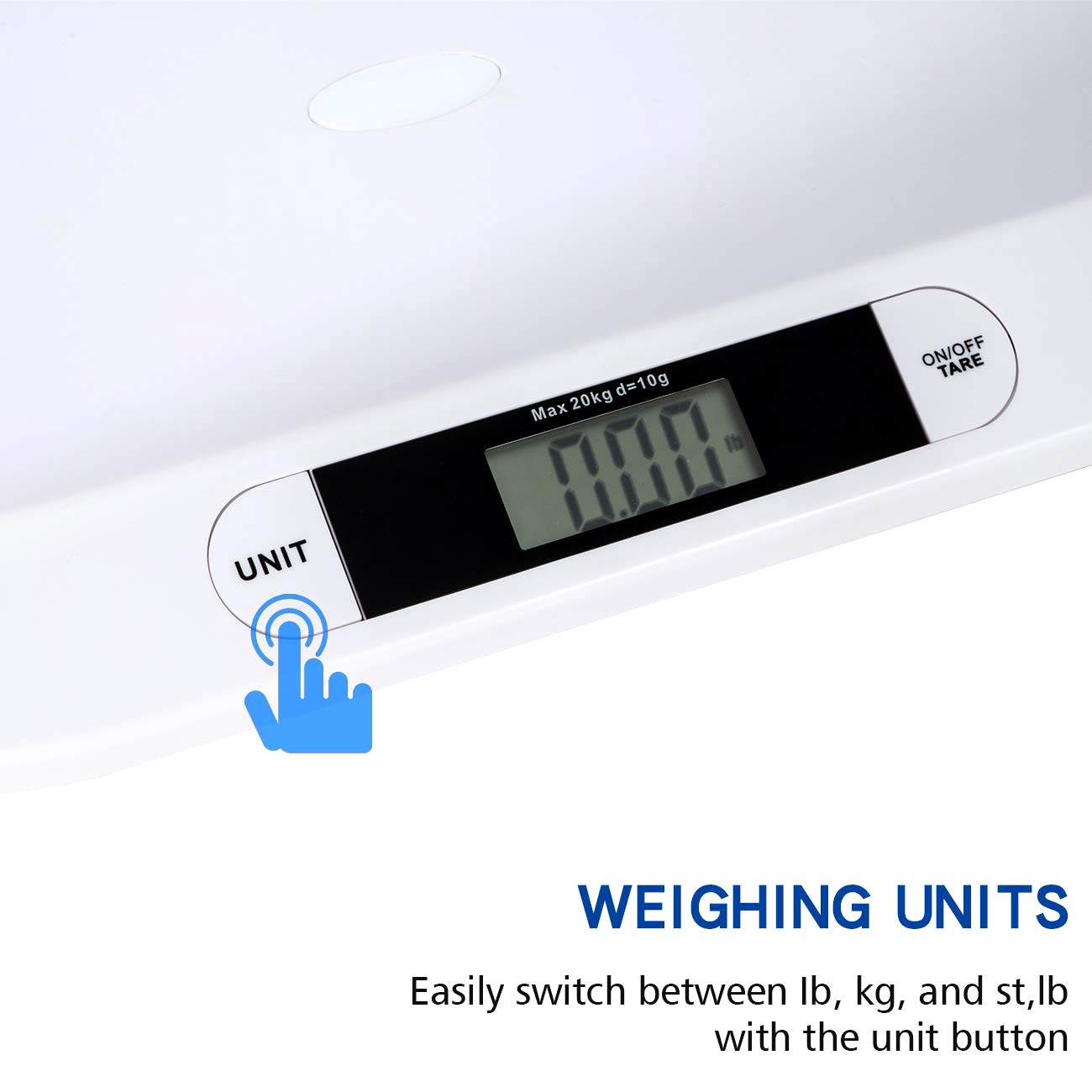 Digital Baby Scale Electronic Infant Bathroom Baby Scale for Newborn 20kg 10g - Professional Weighin