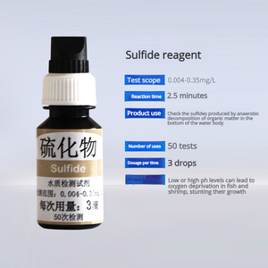 Reactivos <span class=keywords><strong>de</strong></span> prueba <span class=keywords><strong>de</strong></span> calidad del agua acuática Suijing Meter: Nitrógeno amoniaco, <span class=keywords><strong>nitrato</strong></span>, nitrito, fosfato, cloro residual, dureza, pH - Product Image 2