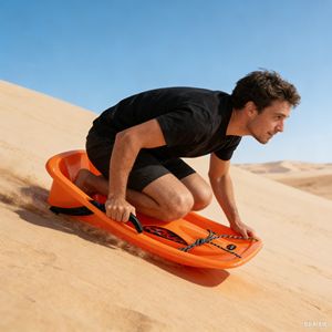 Luge à neige en plastique abordable pour enfants et adultes, idéale pour le ski, le sable, l'herbe, les sports d'hiver et les loisirs en plein air, durable - Product Image 3