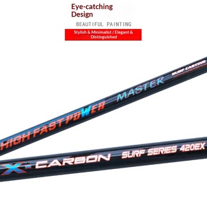 <span class=keywords><strong>Canne</strong></span> à pêche en fibre de carbone Master Durable 420cm 150 300g 3 sections haute puissance rapide pour la pêche en mer profonde, en eau salée, en bord de mer et en surfcasting - Product Image 2