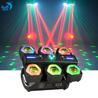 Bluemoon pas cher nouveau 120W mobile Six tête lumière Laser adapté pour Disco discothèque mariage événement fête Club bar atmosphère lumière