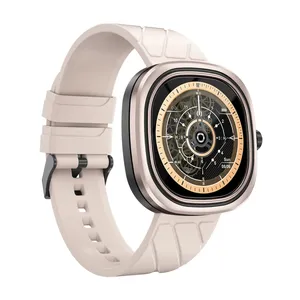 DOOGEE-reloj inteligente con pantalla LCD de 1,32 pulgadas, resistente al agua hasta 3ATM, deportivo, 24 modos deportivos (oro rosa)
