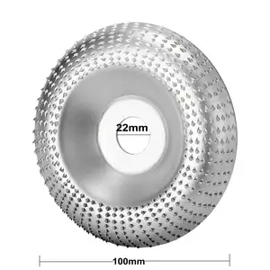 4 Zoll 22mm Bohrung Rundholz Winkels chleif scheibe Schleif scheibe Winkels chl eifer Hartmetall beschichtung Formgebung Schleifen Schnitzen Rotations werkzeug