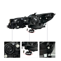 Ensemble de phares à branchement direct pour LEXUS GS300 / GS350 / GS460 V8 / GS450h Hybrid LHD Triple Eye Modified Headlight