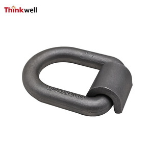 Thinkwell D-Type Hoist <b>Ring</b> Forged Steel With <b>Plate</b> Lifting And Pulling Logistics Transportation - Product Image 2