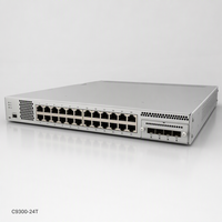 Switch Géré 24 Ports 10/100/1000 C9300-24T-A, Uplink Modulaire, Empilable, Réseau Gigabit d'Entreprise L3