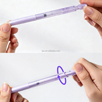 Stylo gel personnalisé pas cher avec logo, encre à séchage rapide 0,5 mm, stylo gel en plastique pour écrire, examen scolaire