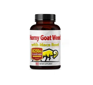 Horny Goat Weed Capsules Energy Strength Promote Sleep Well Build Muscle Immune Support Workout Support
