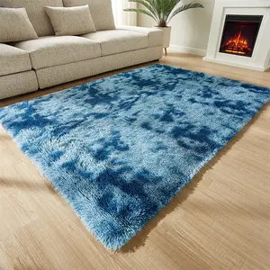 2021热卖in北欧家庭房间充满可爱的毛绒地毯床边宴会皮草蓬松地毯和地毯