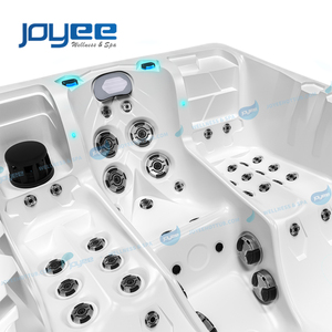 JOYEE Vasche Idromassaggio per 3 Persone, Jacuzzi da Esterno con Sistema Audio <span class=keywords><strong>e</strong></span> Massaggio, Vasche Idromassaggio <span class=keywords><strong>e</strong></span> Spa - Product Image 6