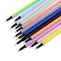 BECOL ensemble de stylos marqueurs d'art à pointe fine le plus populaire marqueurs d'esquisse 12 couleurs 0.4mm ensemble de stylos de couleur Fineliner pour le dessin