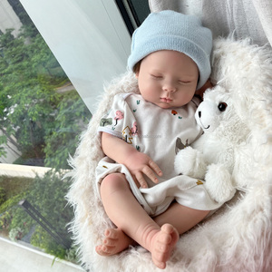 Poupées Reborn Artisanales en Silicone Solide de 18 Pouces, Corps Entier, Réalistes comme des Bébés <span class=keywords><strong>Micro</strong></span> Prématurés, Vente Directe Usine - Product Image 3