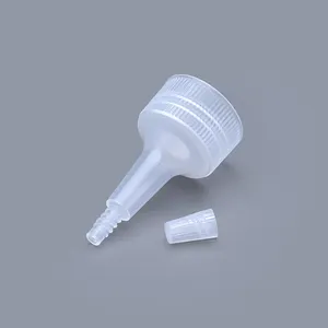 24/410 Wholesale Customizable Long Nozzle Dropper Cap 24mm PCR Plastic Twist Top Cap
