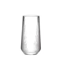 Tasse en verre transparent à haute teneur en borosilicate Utilisation de fête durable moderne