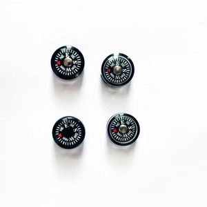 Miniature Compass 12mm ABS Plastic Pointer Dial For Hiking Outdoor Use Pointing Guide Accessory - Product Image 5