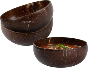 Kinghandicraft Natural <b>Coconut</b> <b>Shell</b> Bowl Handmade Eco-Friendly Classic Durable Lightweight Polished Bowl Smoothie Acai Salad - Product Image 1