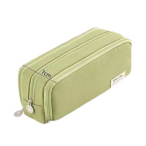 Trousse à crayons <span class=keywords><strong>X415</strong></span> grande capacité, 3 compartiments, fermeture éclair, en toile, pour marqueurs, crayons, enfants, filles, école - Product Image 1