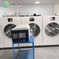 Automatische vriesdroogmachine voor visvoer, fruit en kleine producten.