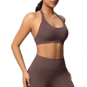 Sujetadores deportivos sin costuras <span class=keywords><strong>de</strong></span> talla grande XXL para pechos grandes, tipo halter, sin espalda, para entrenamiento, <span class=keywords><strong>cerca</strong></span> <span class=keywords><strong>de</strong></span> <span class=keywords><strong>mí</strong></span>. - Product Image 6