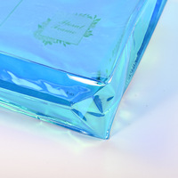 Sac fourre-tout holographique irisé, sac de shopping en PVC transparent imperméable, sac de plage transparent, cadeau personnalisable