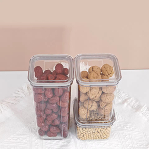 Rõ ràng Ngũ Cốc Hạt lưu trữ <span class=keywords><strong>container</strong></span>-kín thức ăn vật nuôi và hàng khô hộp lưu trữ với độ ẩm-proof kín nắp - Product Image 3