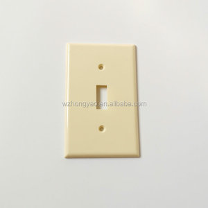 High Quality American Type <strong>Wall</strong> <strong>Plate</strong> ,1 Gang Toggle Switch Cover - Product Image 1