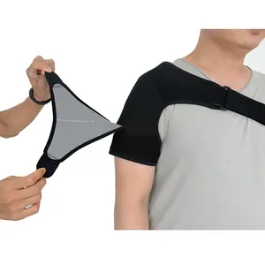 卸売 調節可能なショルダーブレース包帯-調節可能なジムシングルショルダーサポートブレースガードベルトバンドパッド肩の痛みのための包帯