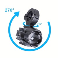 Faro LED Estroboscópico de Alta Luminosidad para Motocicleta, Estilo Mini Waterbird, Montaje Externo, para Uso Transfronterizo
