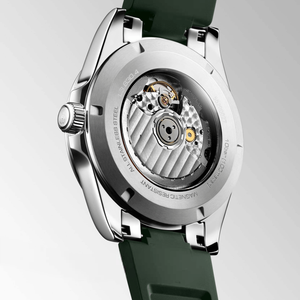 Men Automatic Mechanical Watch Rubber Strap Sapphire Crystal Water Resistant <b>Round</b> Dial Wristwatch Longinesing - Product Image 4