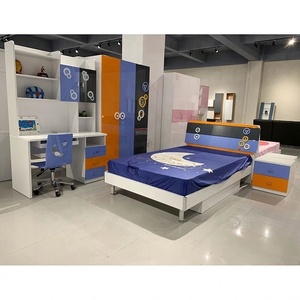 ALAD017-cama individual de dibujos animados para niños y jóvenes, conjunto de dormitorio de madera, <span class=keywords><strong>muebles</strong></span> para dormir - Product Image 1