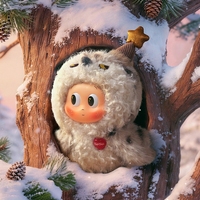 Vente en gros de figurines en peluche authentiques POP MART de la série Dear Birds, porte-clés mignons, boîte mystère, ornements de collection exquis, pendentifs en peluche