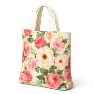 Customized Thick 100% Cotton High Quality Promotional Tote <b>Bag</b> Custom Logo Letter Pattern <b>Large</b> Silk Screen Printed Canvas <b>bag</b> - Product Image 5