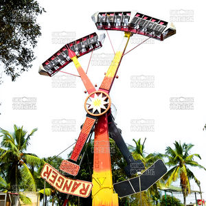 อุปกรณ์ที่น่าตื่นเต้นกลางแจ้งรูปมังกรรถไฟเหาะขนาดใหญ่ - Product Image 5