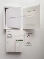 Office Hogar y Empresas 2019 para PC, Caja Original en Inglés, Activación 100% Global, Clave de Licencia en Línea para Office 2019 HB, Paquete Completo