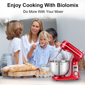 Mixer Planetario Elettrico Professionale <span class=keywords><strong>con</strong></span> Motore Brushless DC, Ciotola in Acciaio Inox da 6L, per Cucina Domestica, 1200W - Product Image 4