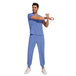 42021LW Costumes extensibles prêts à l'emploi pour femmes Scrubs médicaux de haute qualité Vêtements de sport d'occasion pour hommes - Product Image 1