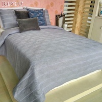 Juego de ropa de cama de lujo con bordado, nuevo diseño, gran oferta, venta al por mayor, colcha