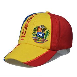 Gorras de Béisbol de 6 Paneles al por Mayor de Fábrica, Moda Venezuela, 3 Colores, Lazos, Bordado Argyle, Unisex, Sarga de Algodón - Product Image 2