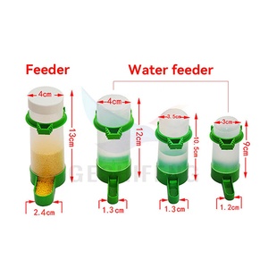 <span class=keywords><strong>Bebedero</strong></span> de pájaros transparente chino barato de 60ml, alimentador de fuente de agua para jaula de pájaros - Product Image 4