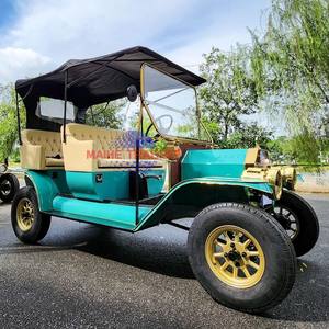 Clásico Auto Eléctrico Retro Azul de 4 Plazas — Vehículo Premium, Directo del Fabricante - Product Image 6