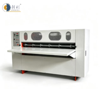 Machine de découpe et de rainurage industrielle à lame fine sans pliage pour la fabrication de boîtes en carton ondulé simple et double paroi