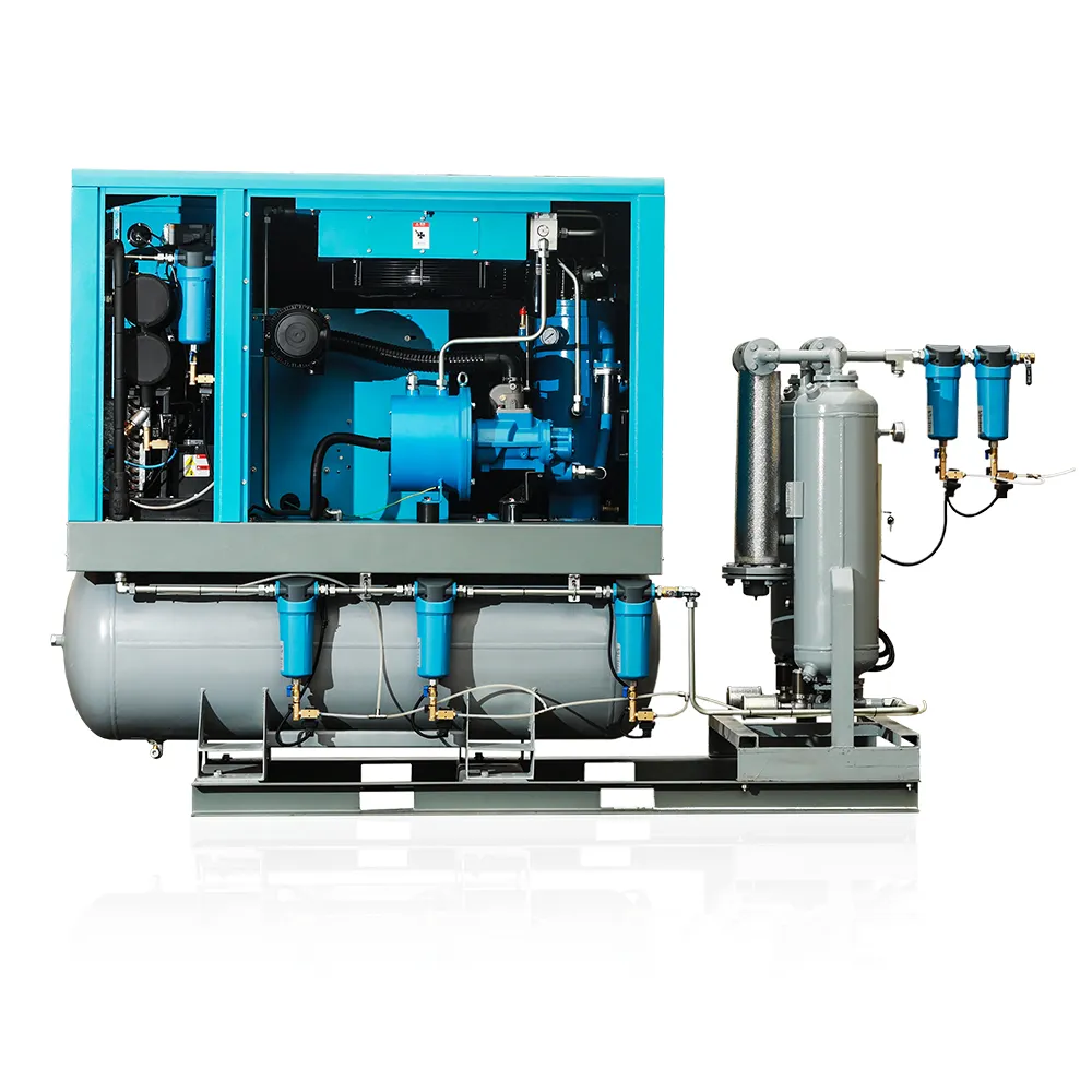 22kW Compressor de aire 30 PS Luft kompressor für 6000W-8000W Faserlaser schneide maschine