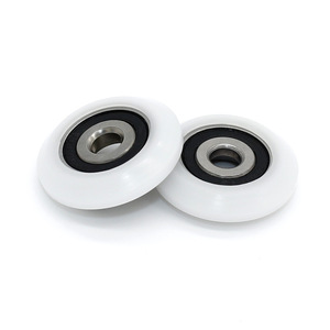 Rodillos Avellanados en Forma de V con Rodamiento 688RS - Recubiertos para Rieles de Guía de Puertas de Cajones, Ventanas, Duchas, 5*25.5*6mm para Gimnasio Exterior - Product Image 2