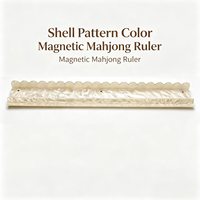 Support de rangement pliable de luxe en acrylique pour Mahjong et règle de défilement avec dentelle, organisateur de cartes portable et durable